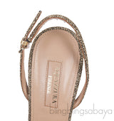 Metallic Gold Powder Puff Heels