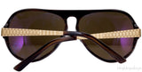 Gold Aviator Sunglasses