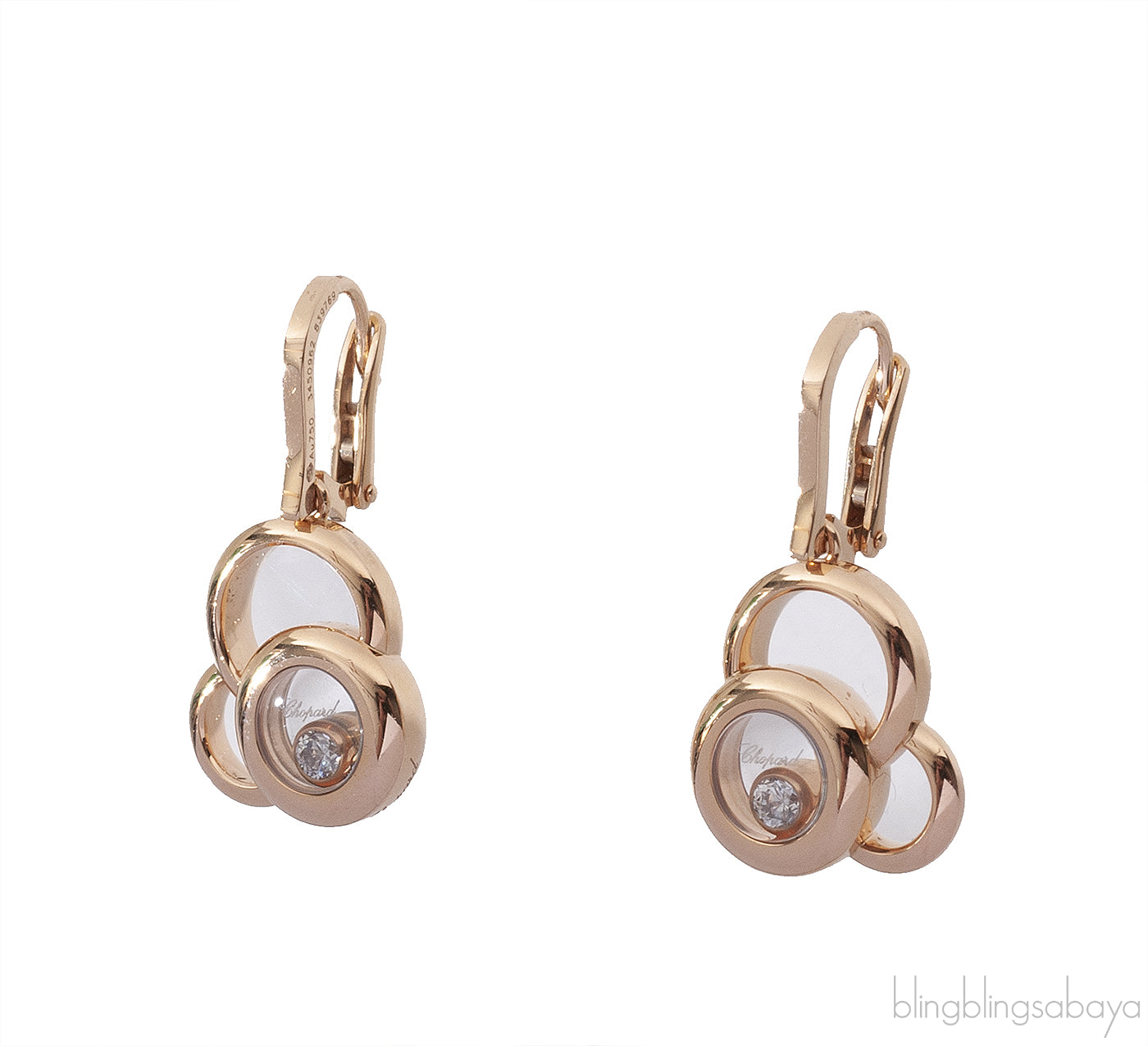 Happy Dream Gold Diamond Earrings