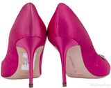 Nadira Crystal Satin Pump
