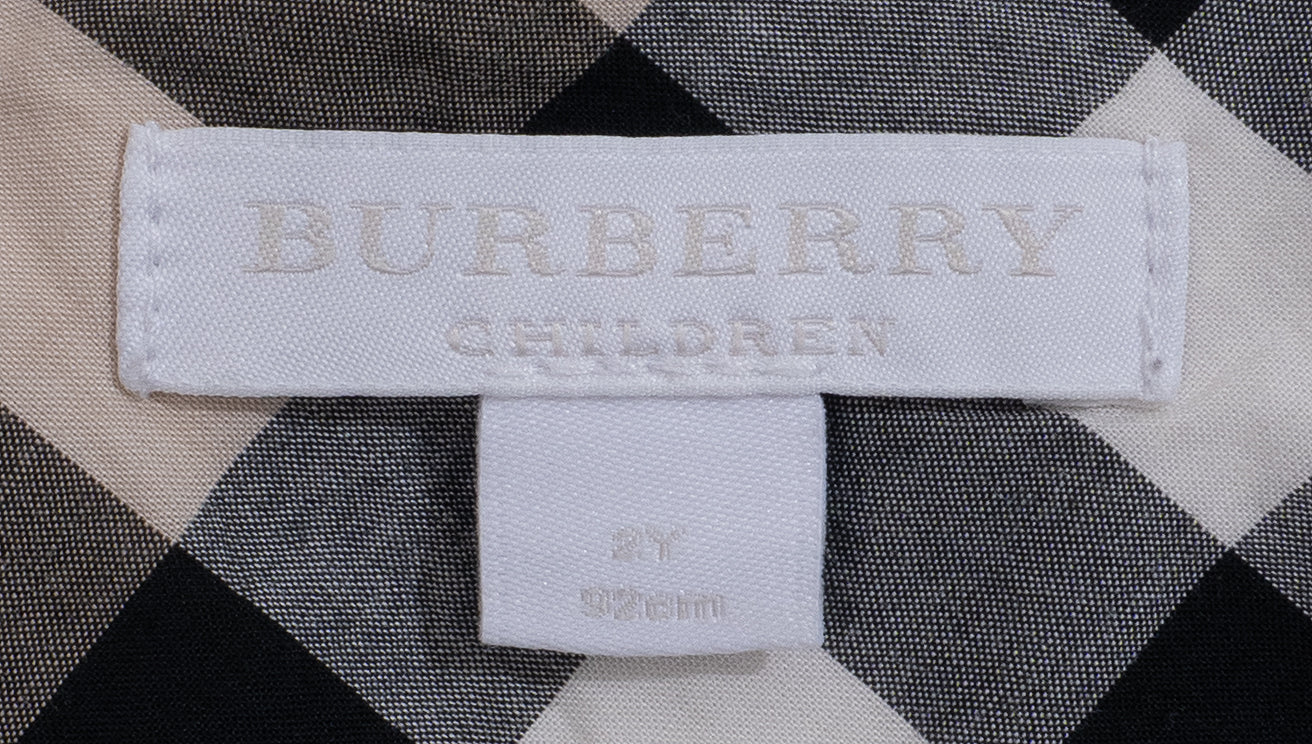 Burberry Kids Casual Short Sleeve Dress