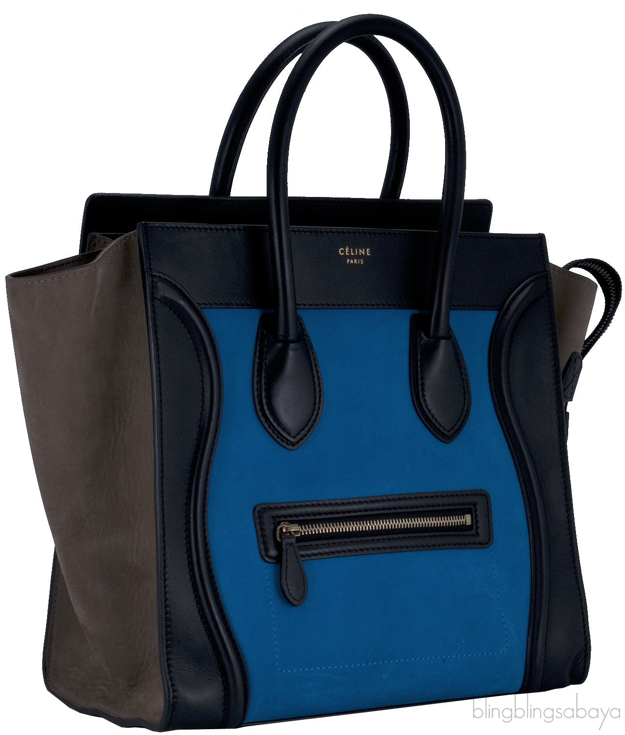 Mini Luggage Tricolor Blue