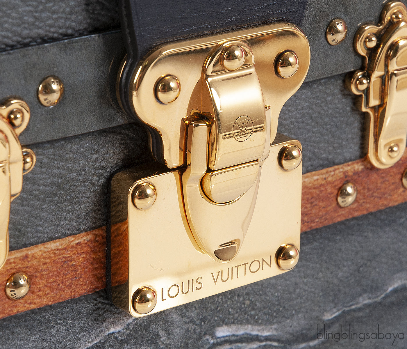 Louis Vuitton Grey Printed Petite Malle GHW