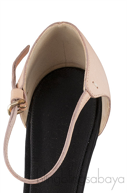 Crystal Peep Toe Slingback Heels