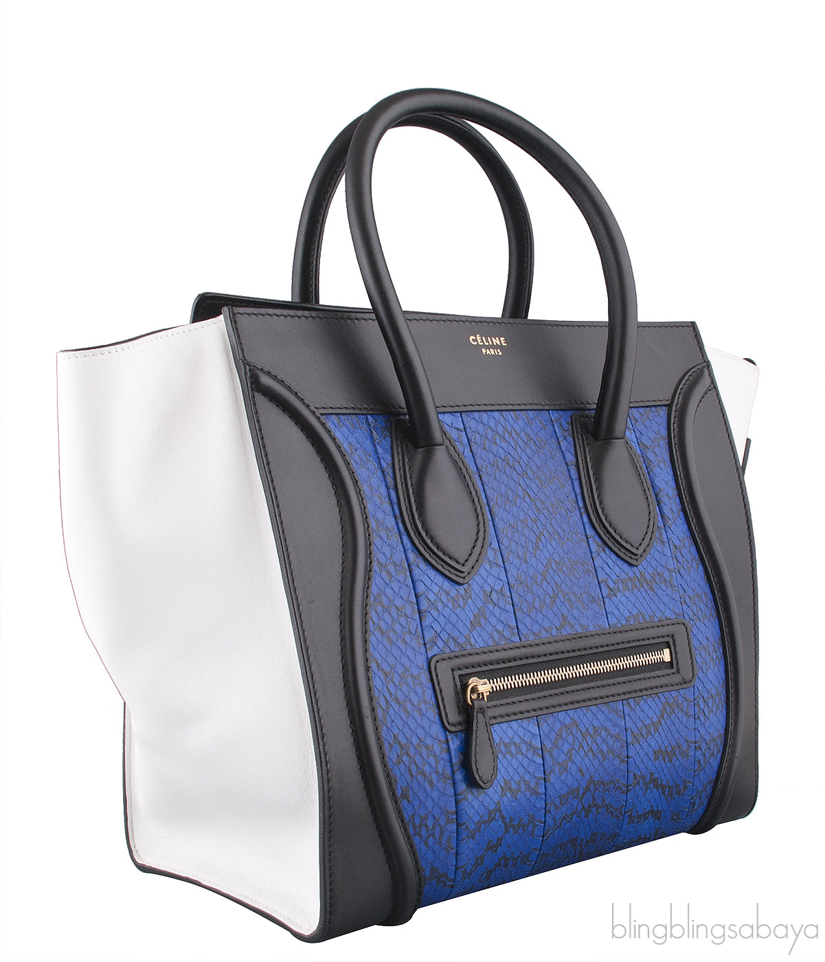 Mini Luggage Tri-color Python