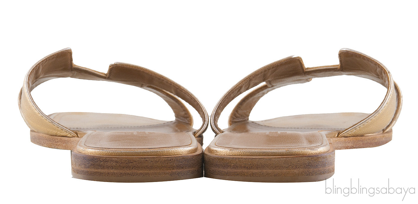 Oran Metallic Bronze Sandals
