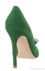 Gianvito Rossi Emerald Jaipur 105 Embellished Suede Pumps