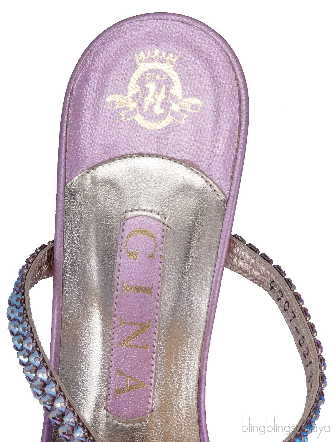 Pink Crystal Embellished Sandals