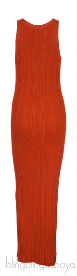 Seamless Ribbed Tank Dress