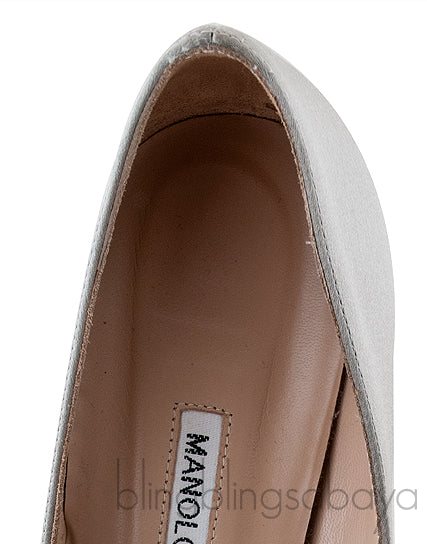 Grey Hangisi Satin Heels