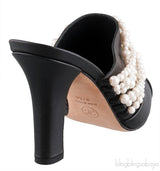 Black Pearl Slide Mule