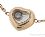 Happy Diamond Yellow Gold Ankle Bracelet