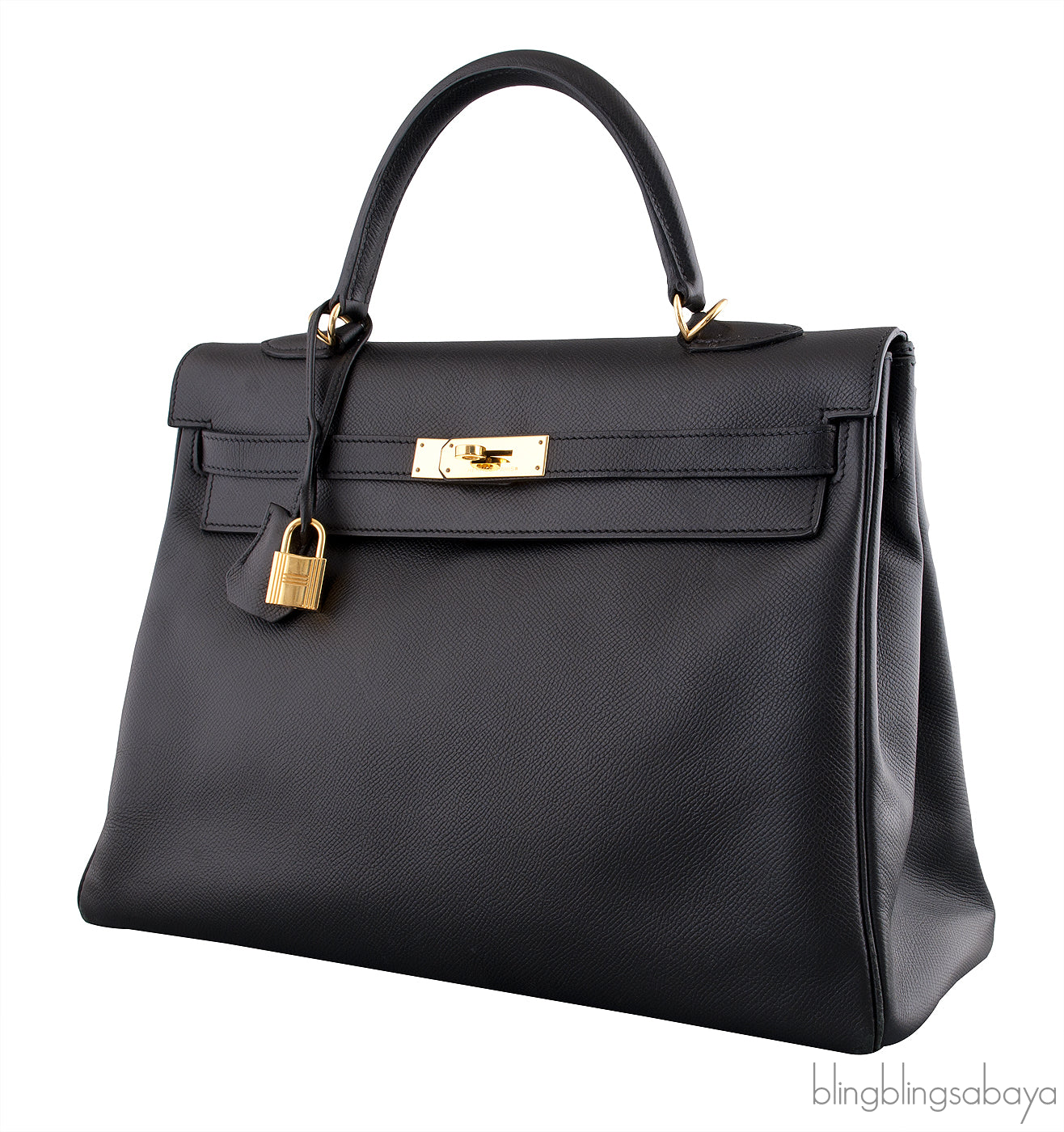 Kelly 35 Black Epsom Retourne
