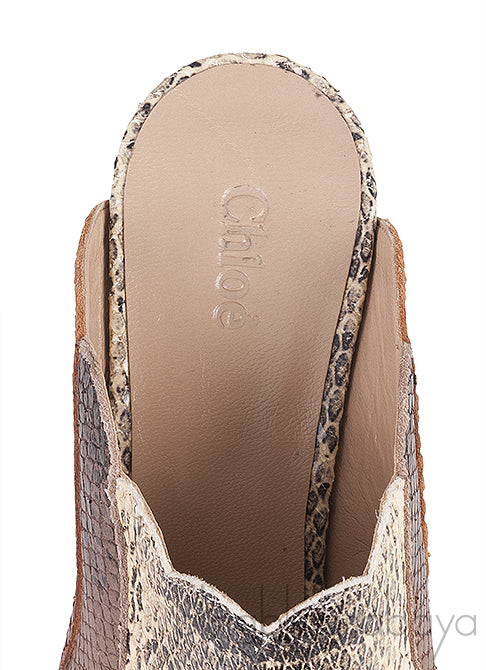 Pointed Multicolor Lauren Mules