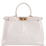 White Crocodile Medium Peekaboo GHW
