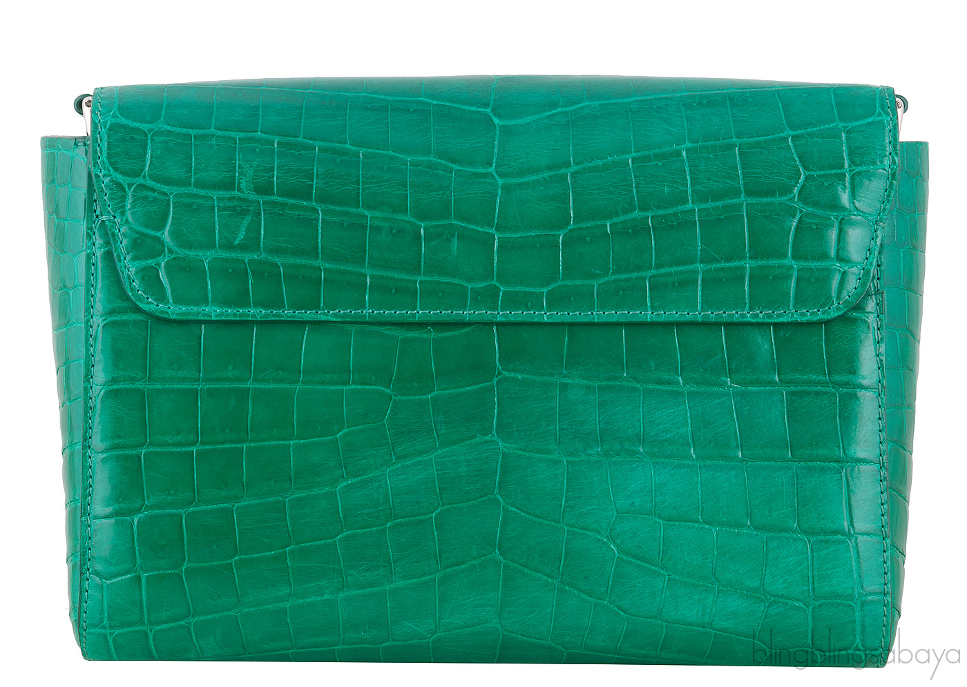 Twist MM Emerald Crocodile Bag