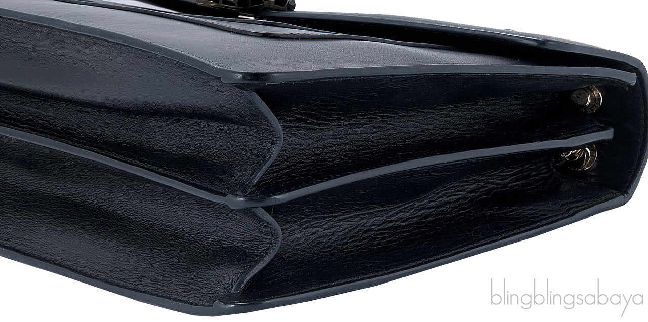 Serpenti Black Shoulder Bag