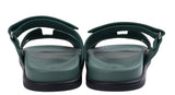 Hermes Chypre Vert Suede Goatskin Sandals 39