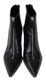 Alexander Wang Black Eri Studded Booties