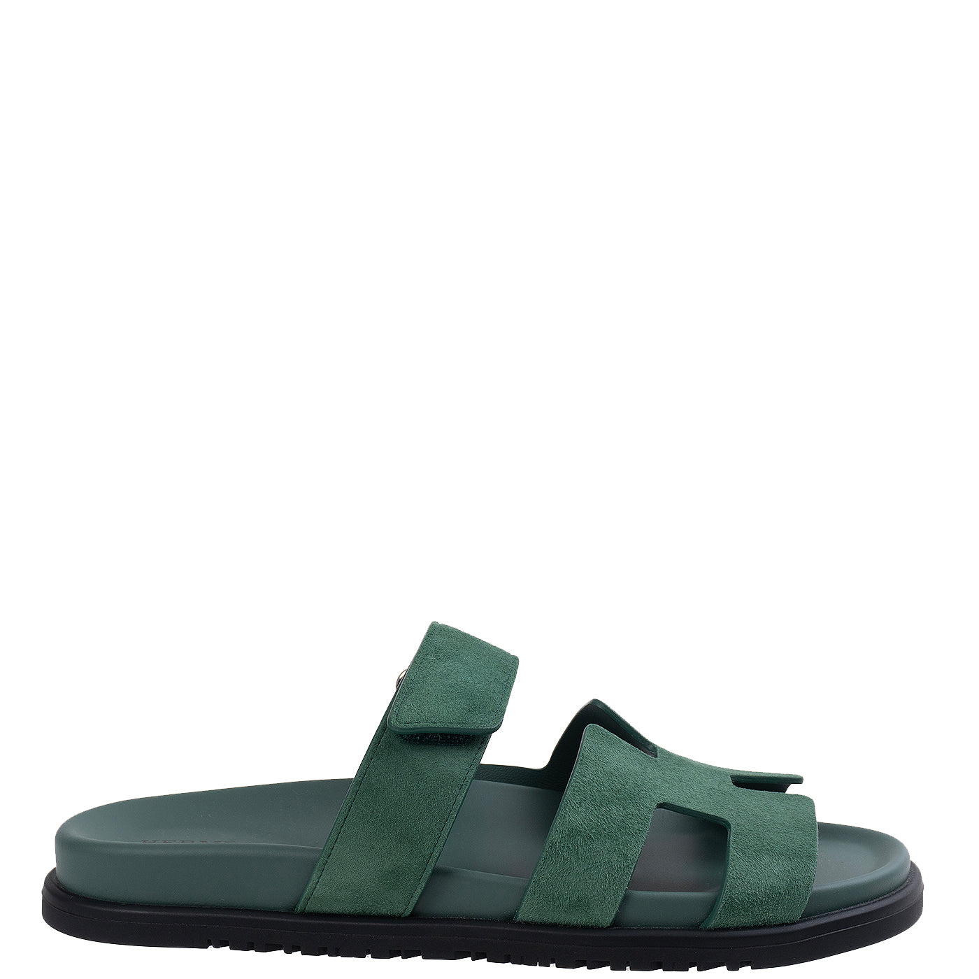 Hermes Chypre Vert Suede Goatskin Sandals 39