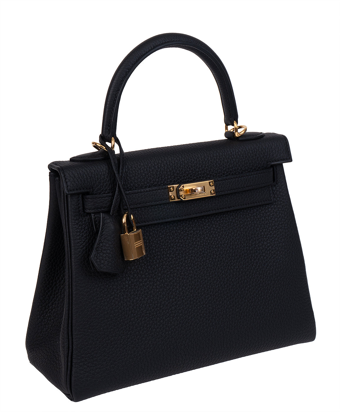 Hermes Kelly 25 Retourne Black GHW