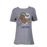 Kenzo Kids Grey Tiger Print Shirt