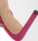 GIUSEPPE ZANOTTI  Pink Julianne Crystal Embellished Sandals 38