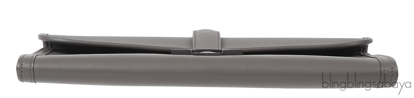 Hermes Jige Elan 29 Swift Etain Clutch