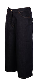 Valentino Dark Blue Wide Leg Trouser