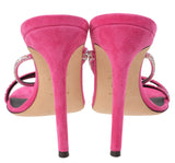 GIUSEPPE ZANOTTI  Pink Julianne Crystal Embellished Sandals 38