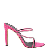 GIUSEPPE ZANOTTI  Pink Julianne Crystal Embellished Sandals 38