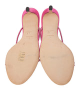 GIUSEPPE ZANOTTI  Pink Julianne Crystal Embellished Sandals 38