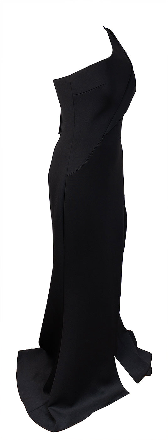 Jovani 04222 Black Scuba Gown S