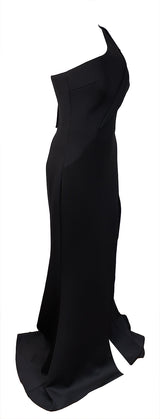Jovani 04222 Black Scuba Gown S