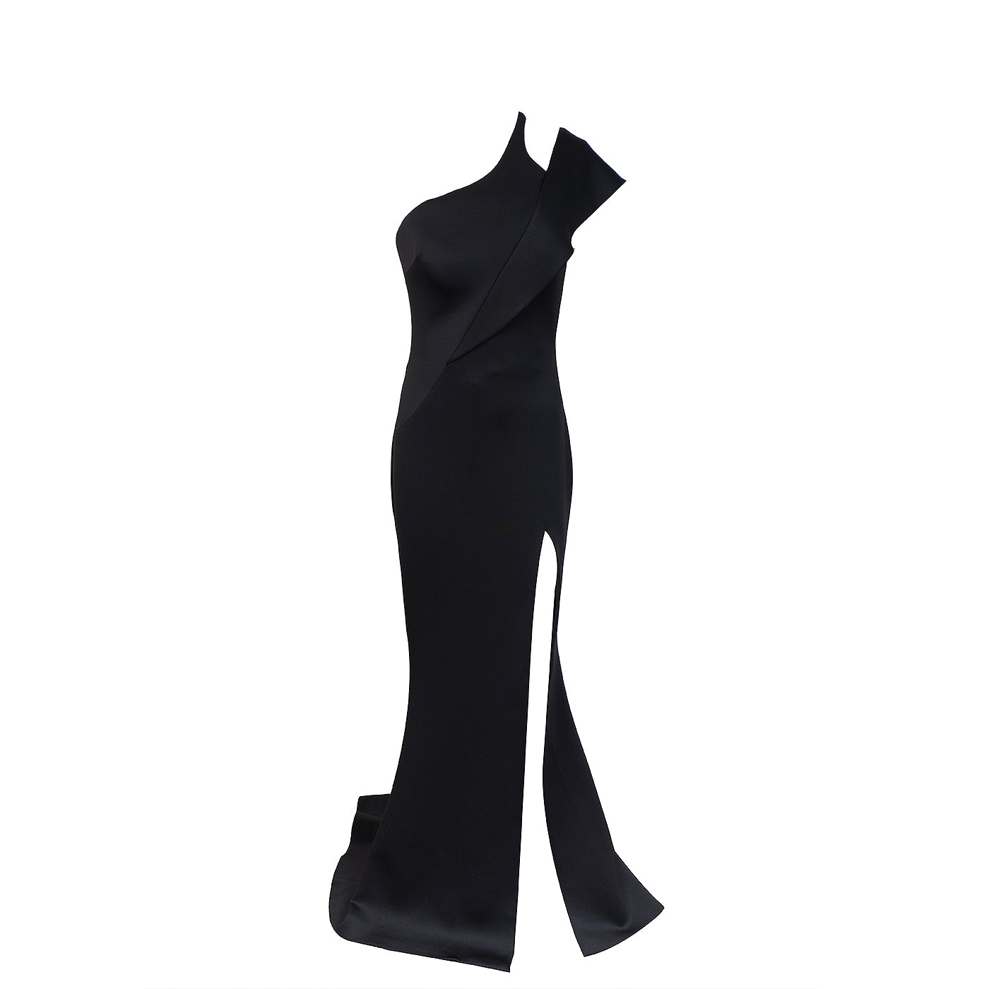 Jovani 04222 Black Scuba Gown S