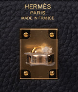 Hermes Kelly 25 Retourne Black GHW