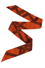 Hermes Buldoc Orange Twilly