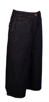 Valentino Dark Blue Wide Leg Trouser