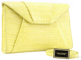 Crocodile Envelope Clutch