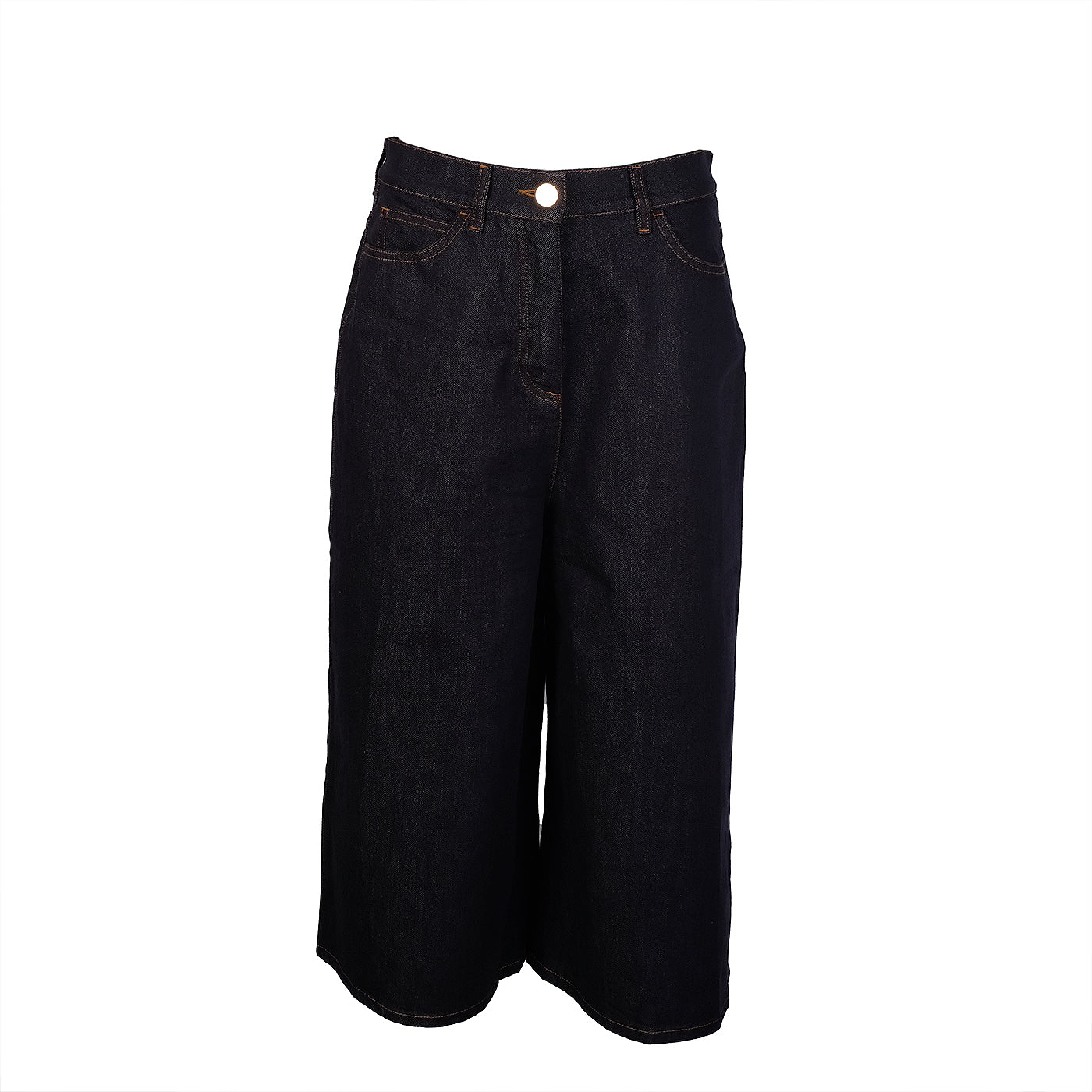 Valentino Dark Blue Wide Leg Trouser