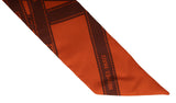 Hermes Buldoc Orange Twilly