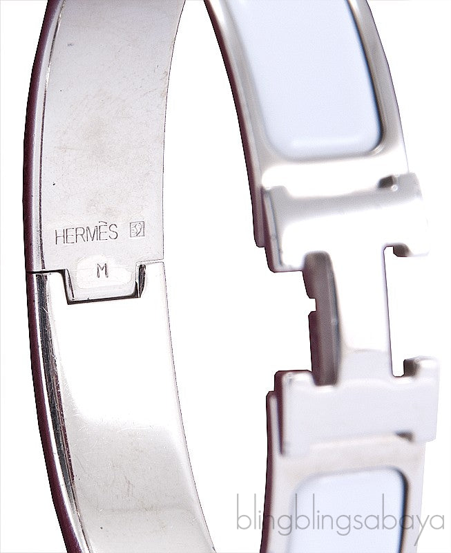 Clic Clac White H Bracelet PM