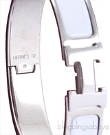 Clic Clac White H Bracelet PM