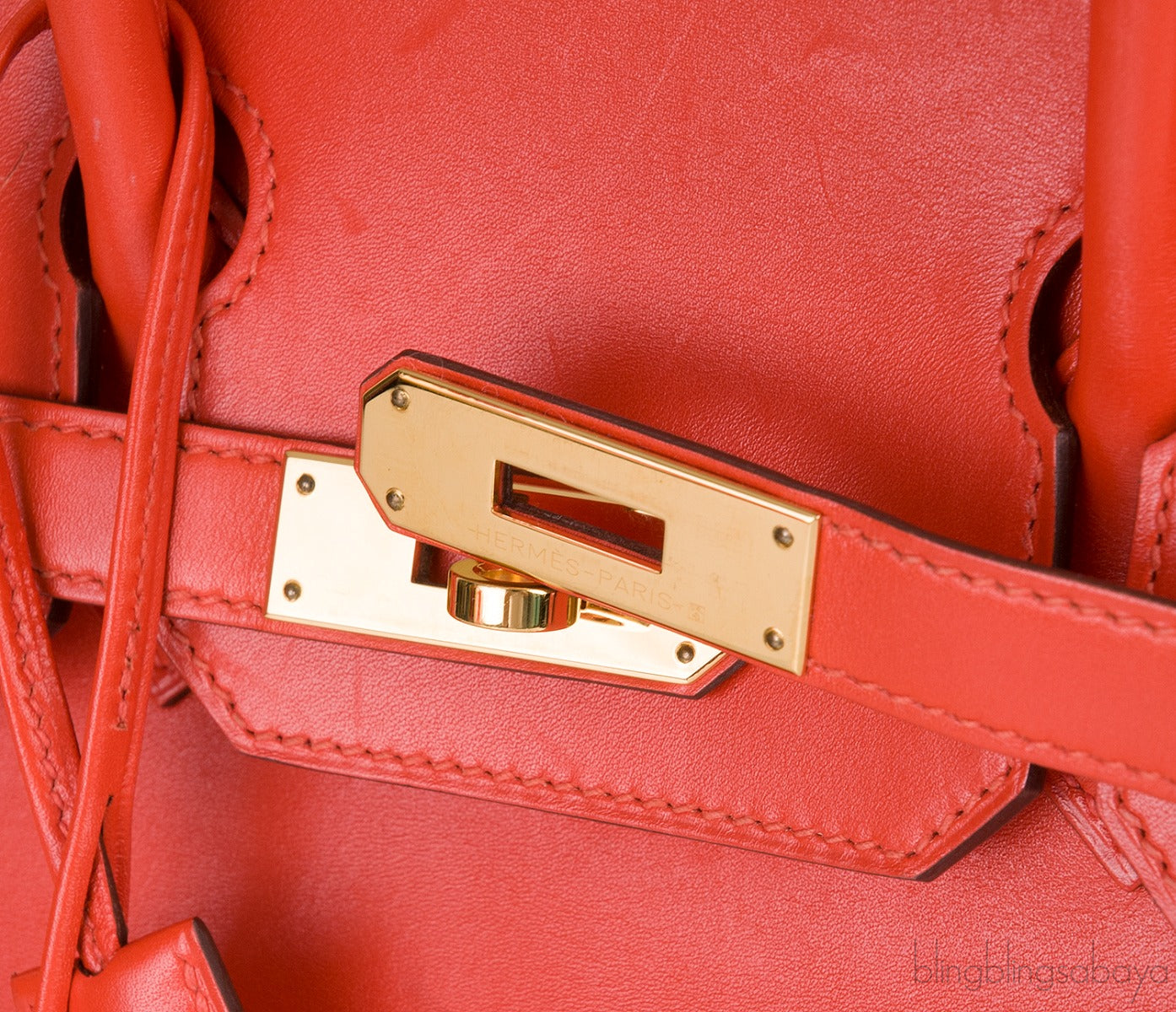 Birkin 30 Tadelakt Capucine GHW
