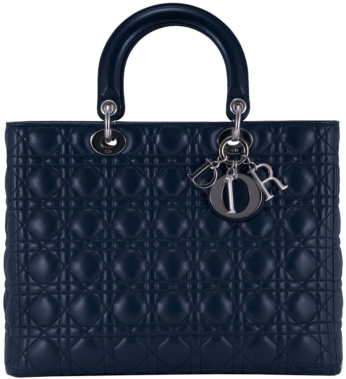 Lady Dior Large Blue Indigo