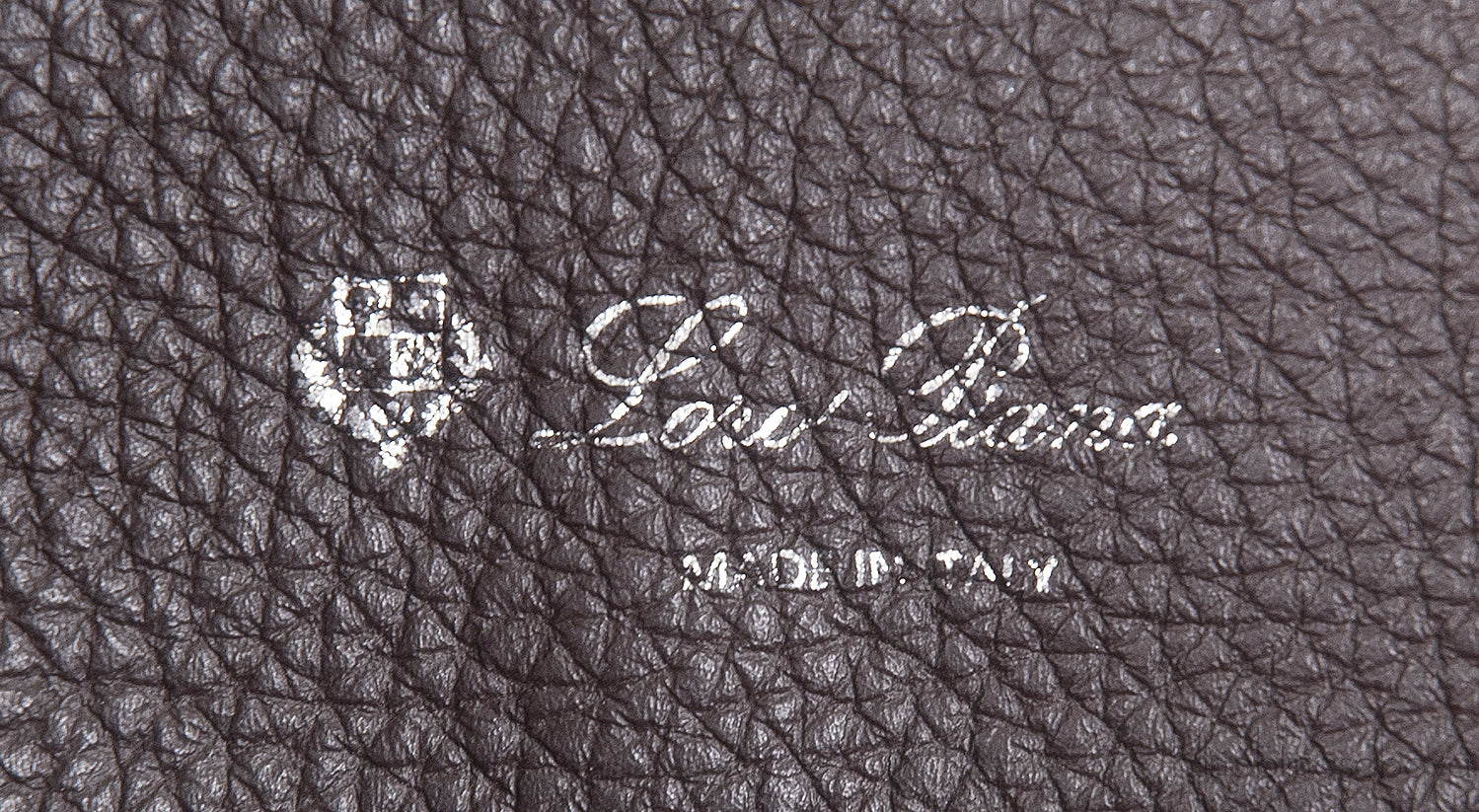 Loro Piana Charcoal Grey Top Handle Bag