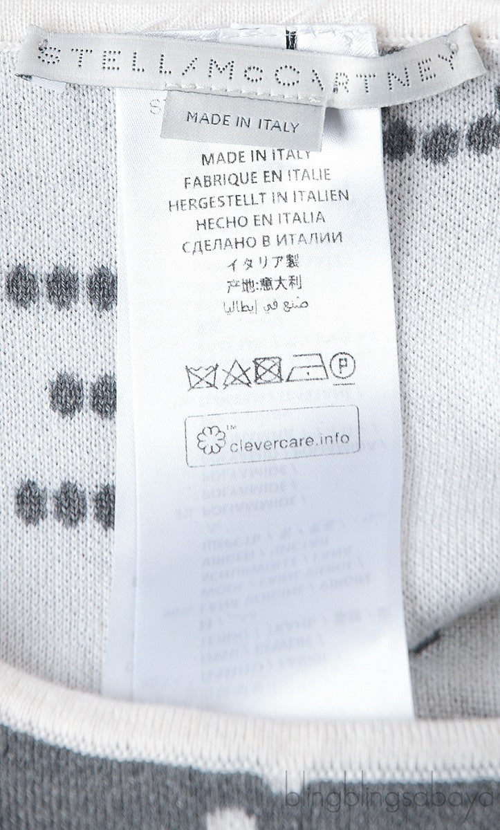 Logo Print Stretch Wool Cape