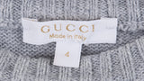 Grey Cotton Kids Sweatshirt