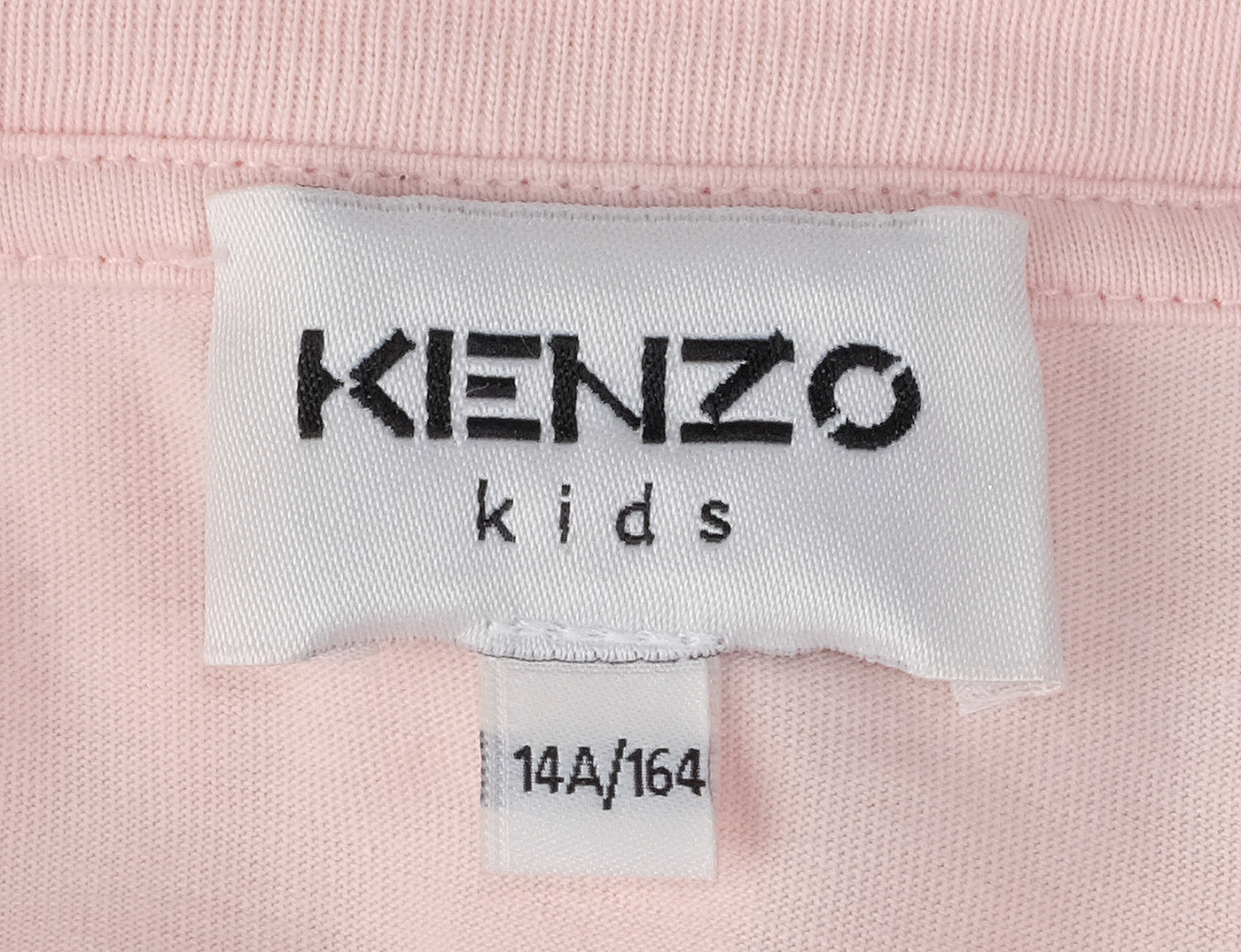 Kenzo Kids Pink Elephant Printed Dress