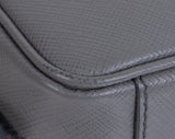 Prada Saffiano Grey Mini Camera Crossbody Bag